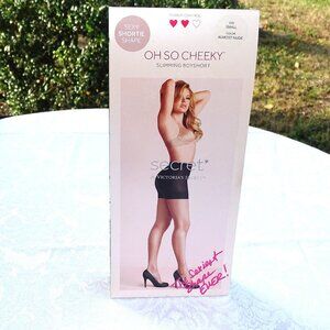 Victoria's Secret Oh So Cheeky Slimming Boyshort Almost Nude  Small